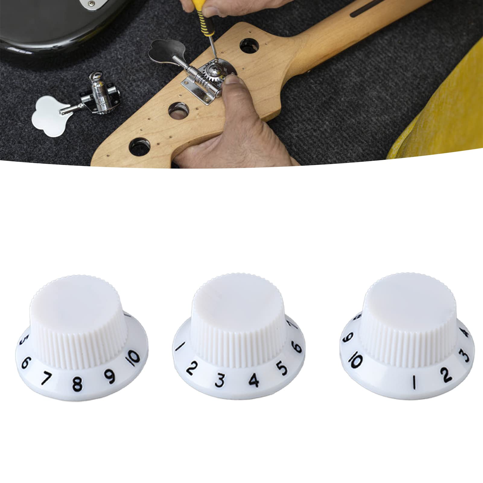 Amazon.co.jp: エレキギターノブ、交換部品 トーンボリューム